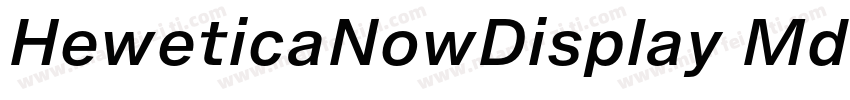 HeweticaNowDisplay Md字体转换